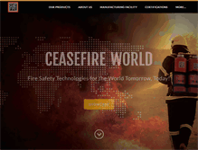 Tablet Screenshot of ceasefireworld.com